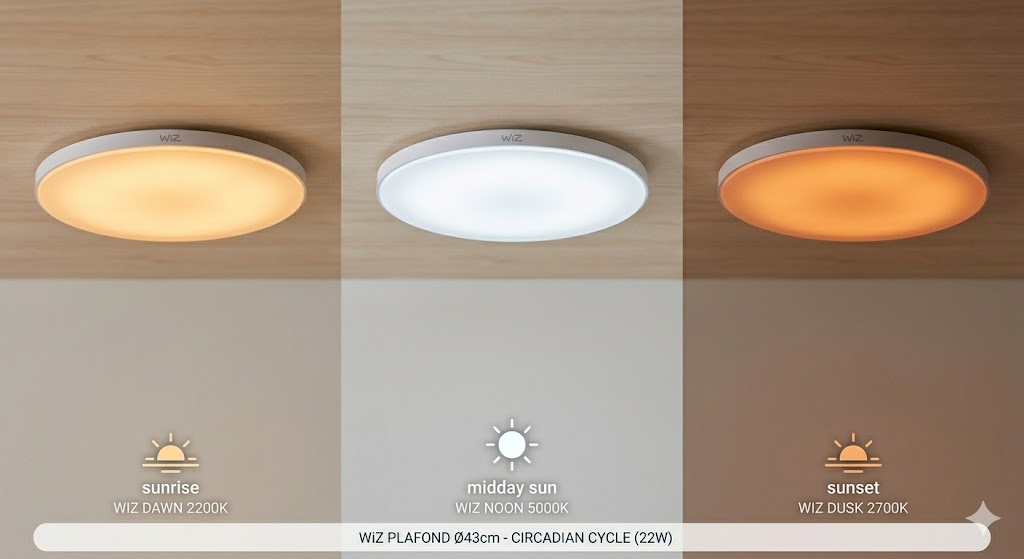 Circadian Lighting With WiZ — Color Temperature That Follows the Sun